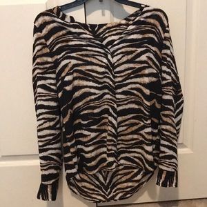 International Concept Animal-print Top